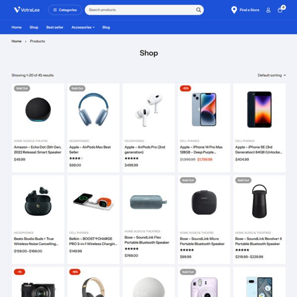 Electronics & Appliances Megastore WordPress Theme