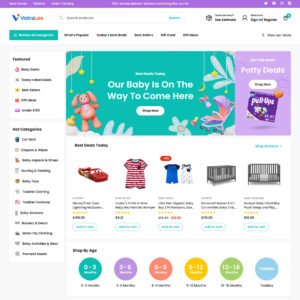 Multipurpose WooCommerce Themes for Megastore & Baby Shop